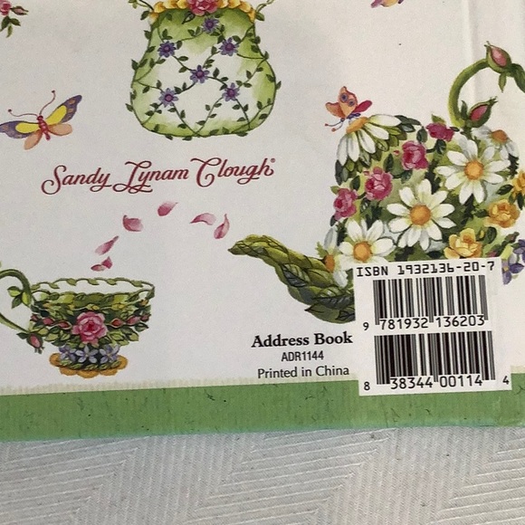 Sandy Lynam Clough Tea in the Garden Address Book. And magnetic notes - Picture 4 of 13